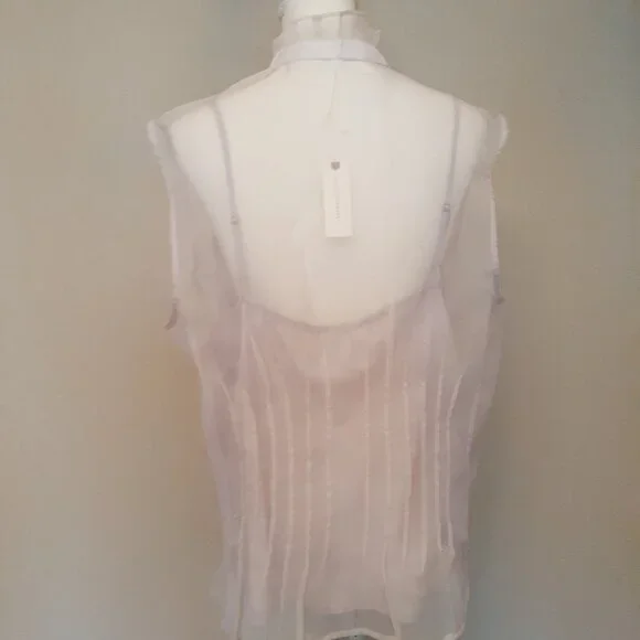 Anthropologie  Pleated Top  with Tank NWT - Picture 5 of 16